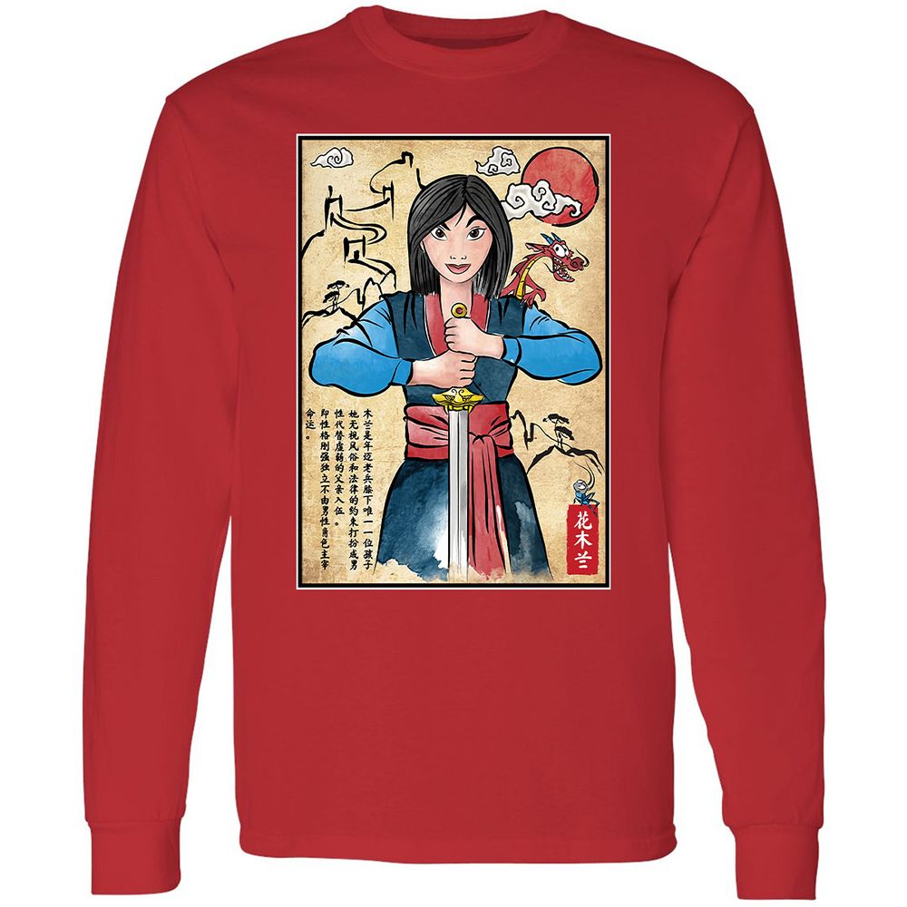 Long Sleeve T-Shirt - 3VF8GNX6 - Red - 14
