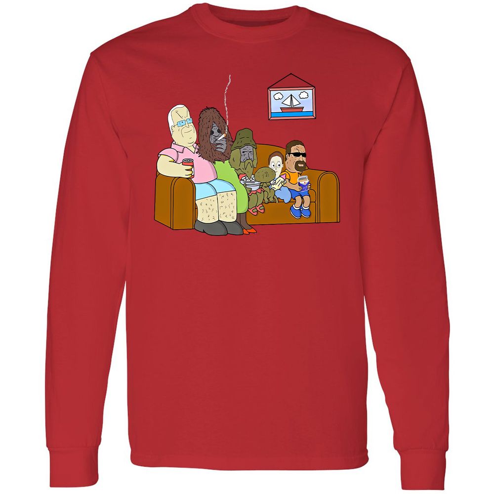 Long Sleeve T-Shirt - ZD7HH47E - Red - 14