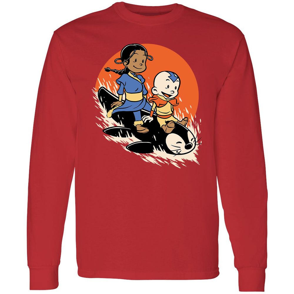 Long Sleeve T-Shirt - 46CQ8JD7 - Red - 14