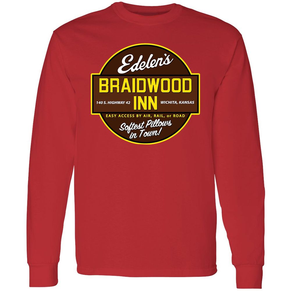 Long Sleeve T-Shirt - DZQXCUZV - Red - 14