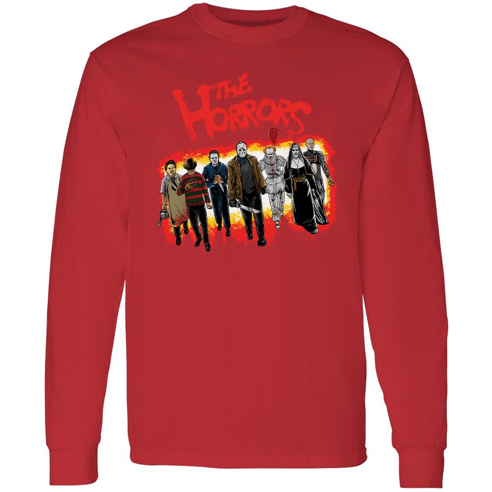 Long Sleeve T-Shirt - 98S7D8GK - Red - 14