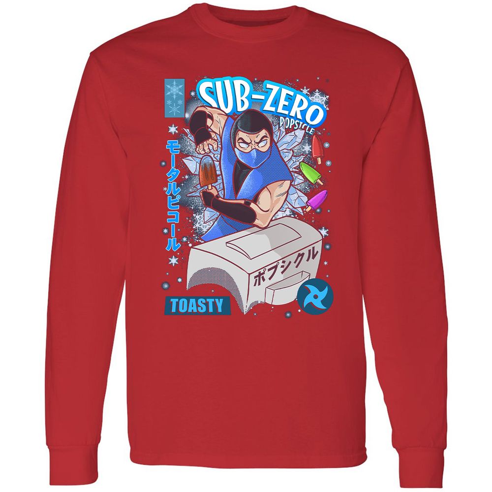 Long Sleeve T-Shirt - 1B5AEQ54 - Red - 14