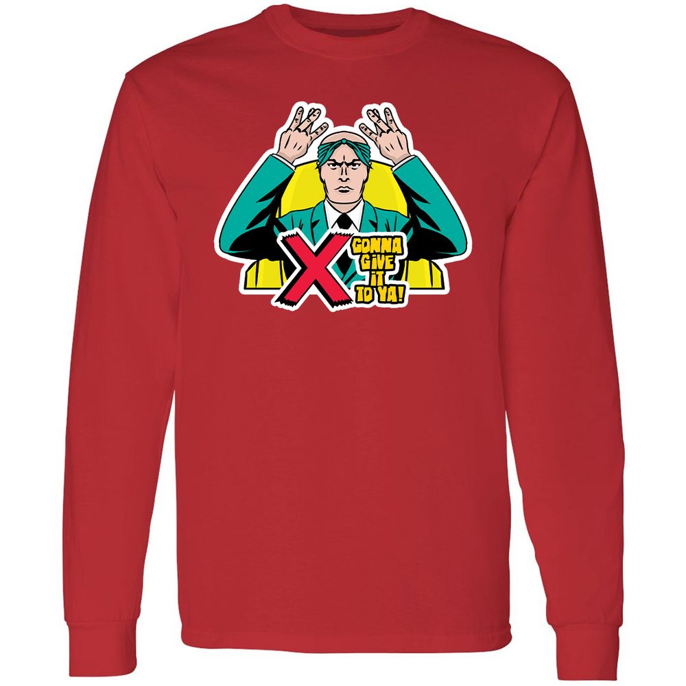 Long Sleeve T-Shirt - F941BANM - Red - 14