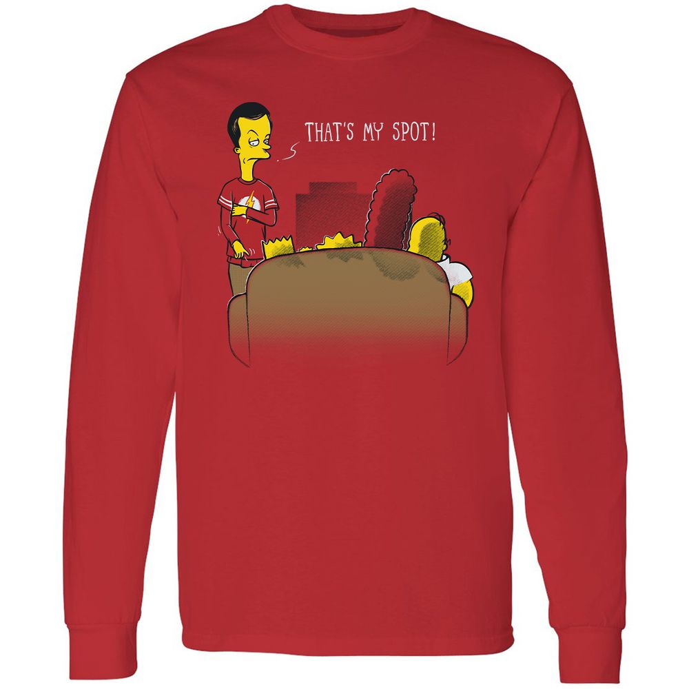 Long Sleeve T-Shirt - ZBW9ZUUL - Red - 14