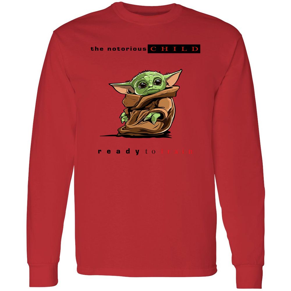 Long Sleeve T-Shirt - WJ7QTNNC - Red - 14