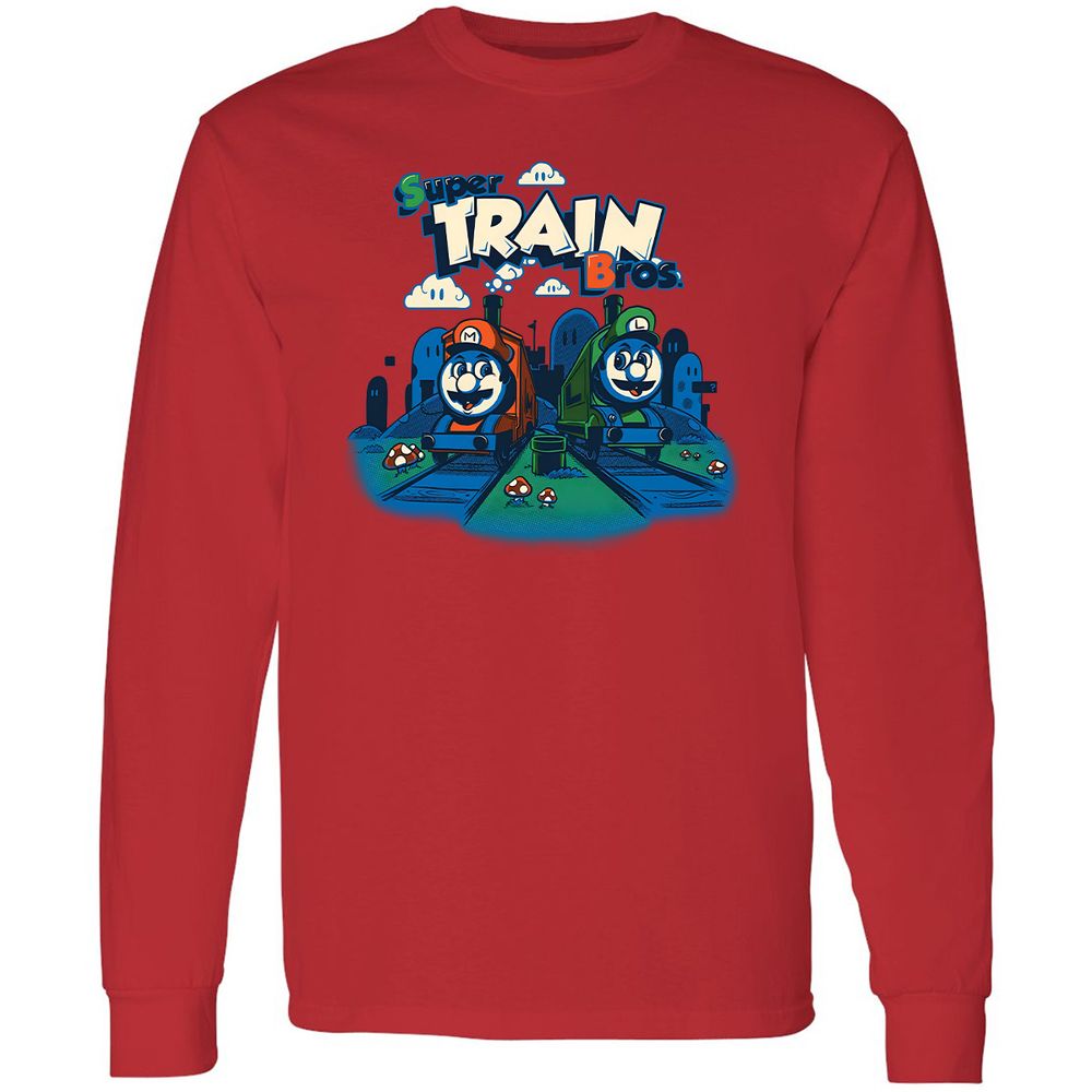 Long Sleeve T-Shirt - KDYV6632 - Red - 14