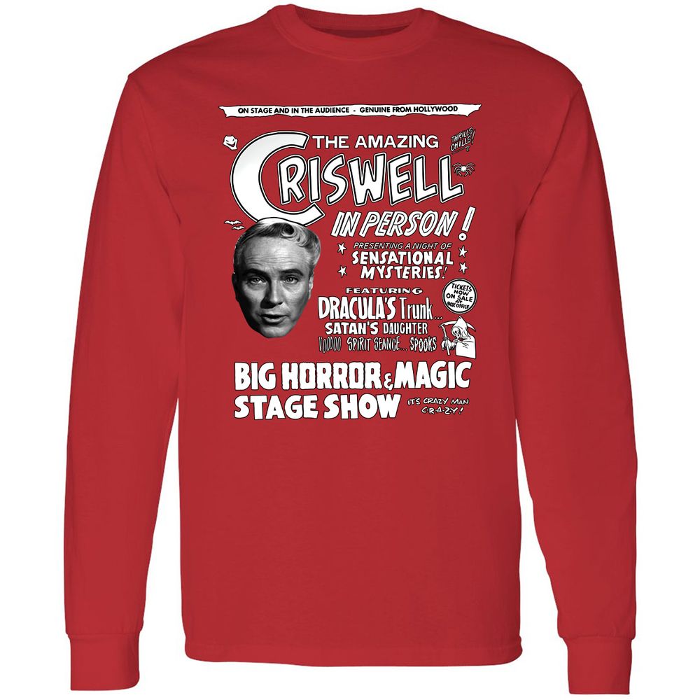 Long Sleeve T-Shirt - XQNNM8TW - Red - 14