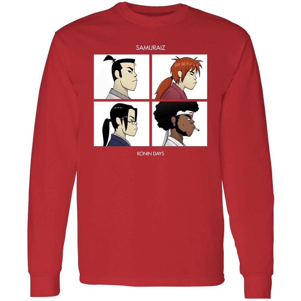 Long Sleeve T-Shirt - 9UGWZFBF - Red - 14