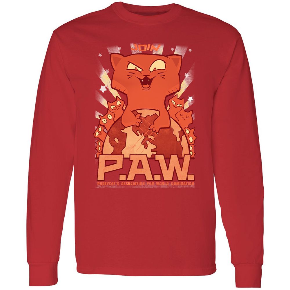 Long Sleeve T-Shirt - AY8AEGCU - Red - 14