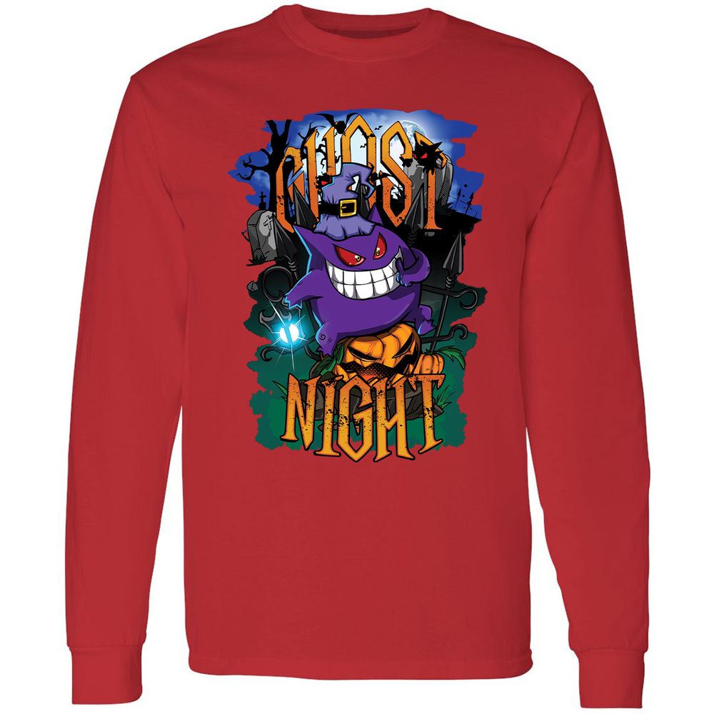 Long Sleeve T-Shirt - S2QFNXTC - Red - 14