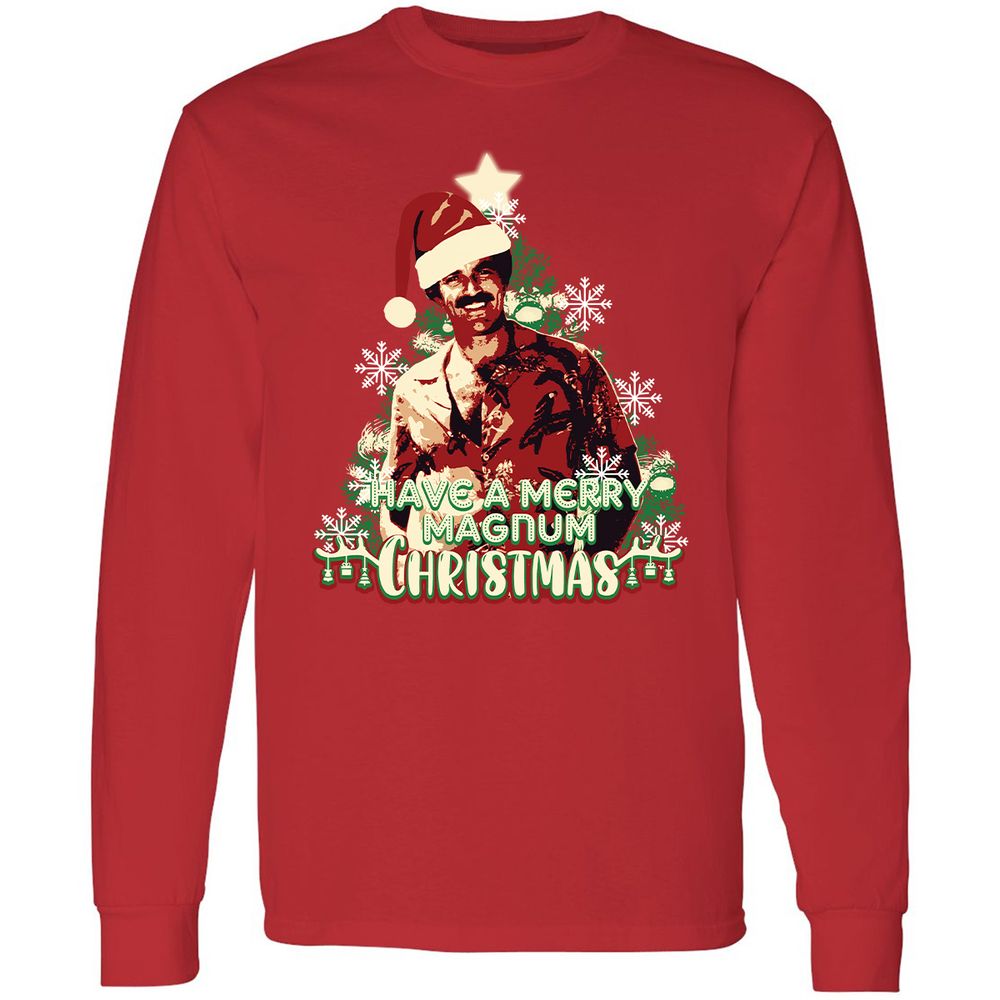 Long Sleeve T-Shirt - HFB412XZ - Red - 14