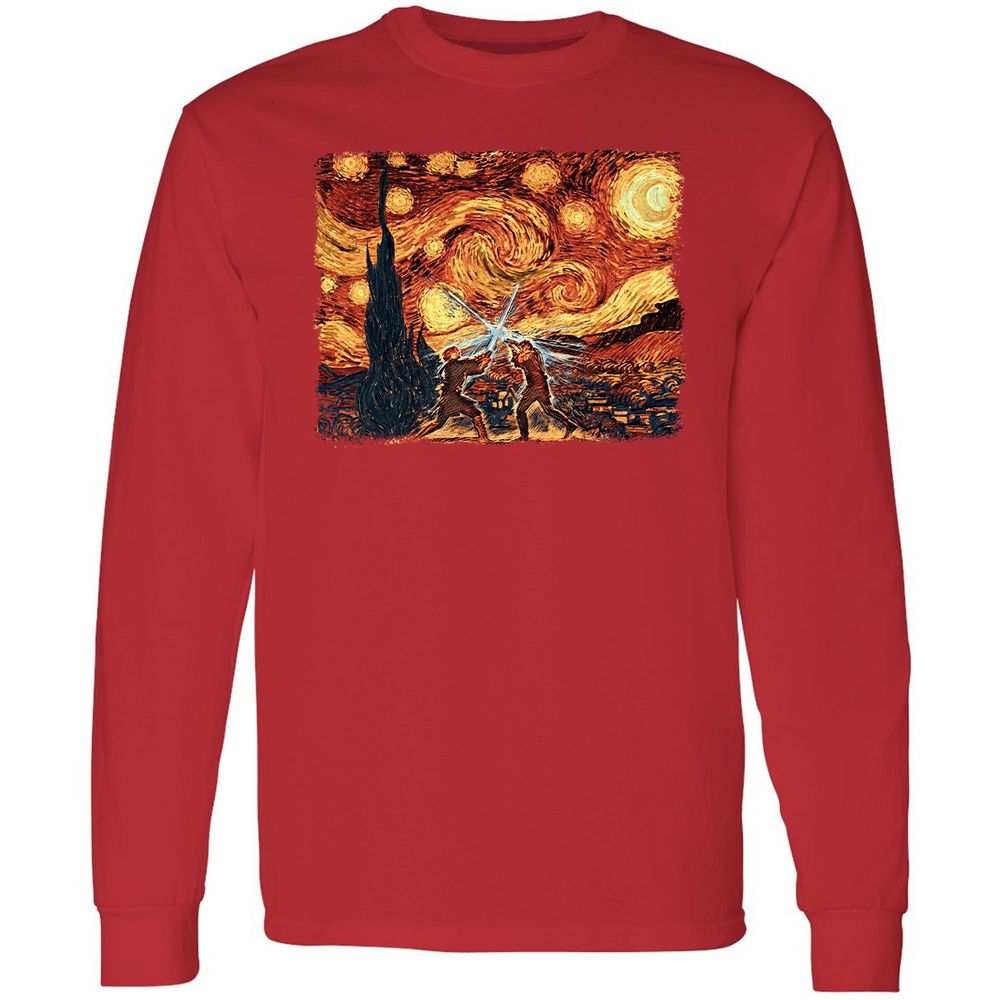 Long Sleeve T-Shirt - AEUY4QYJ - Red - 14