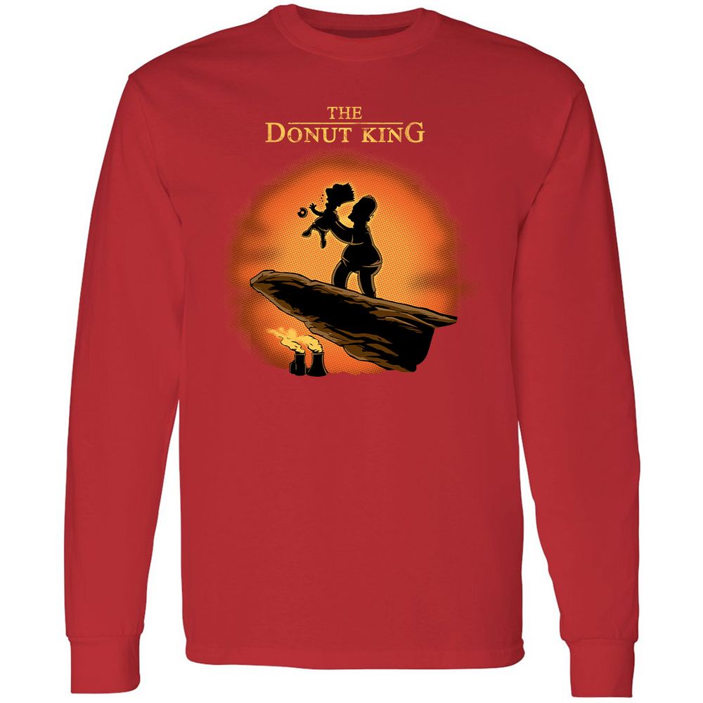 Long Sleeve T-Shirt - 1VLDTJDC - Red - 14