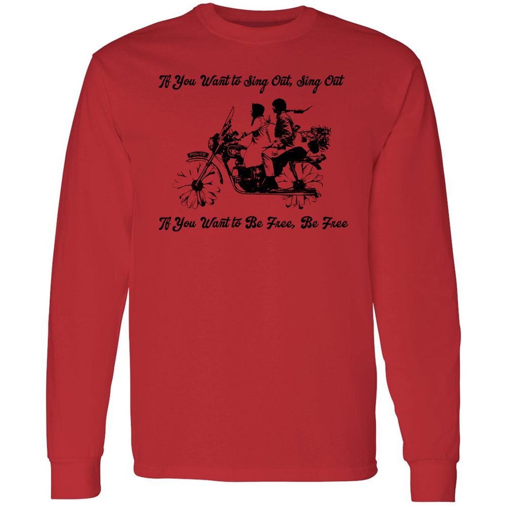 Long Sleeve T-Shirt - 8YCCHA9T - Red - 14