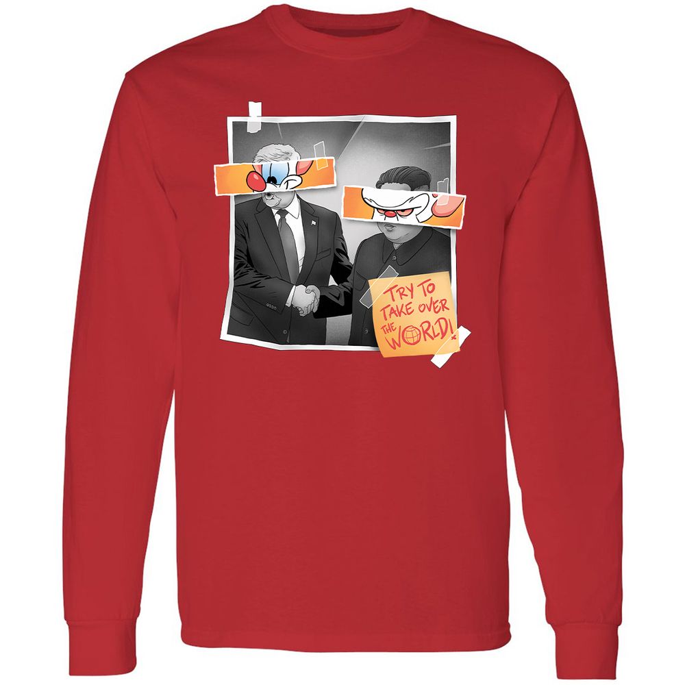 Long Sleeve T-Shirt - V184K7TK - Red - 14