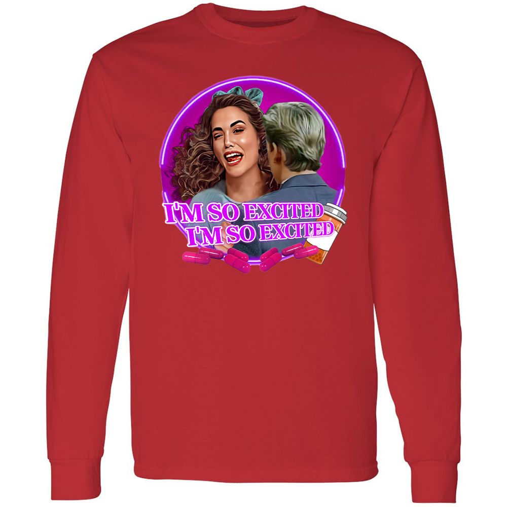Long Sleeve T-Shirt - AXY85UUR - Red - 14