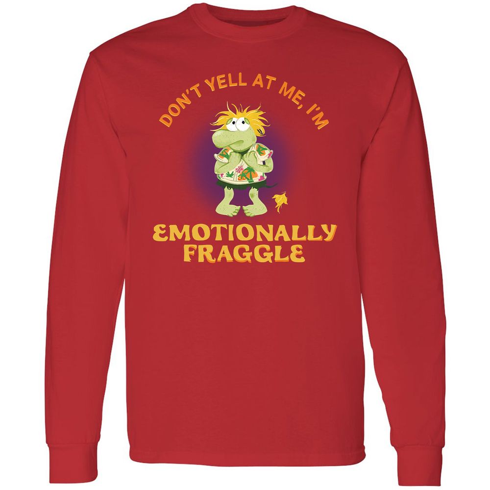 Long Sleeve T-Shirt - 4D3XAD6B - Red - 14
