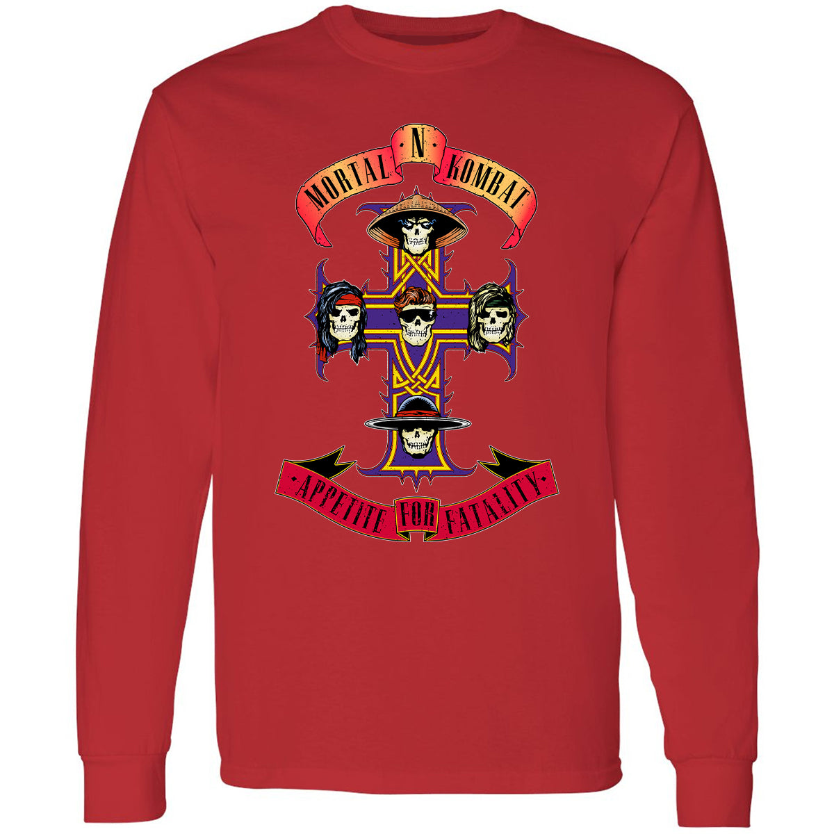 Long Sleeve T-Shirt - 7EY6KMSV - Red - 14