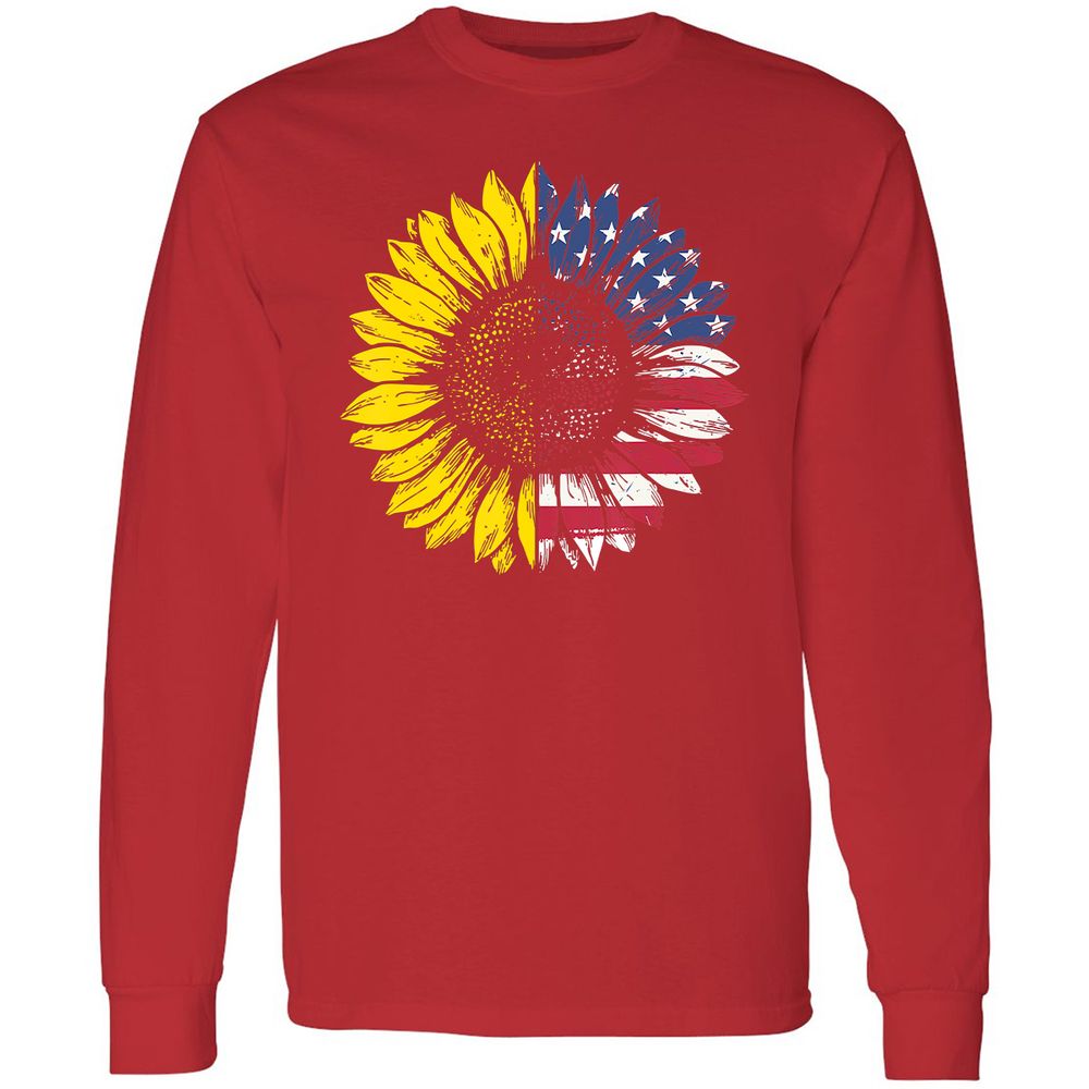 Long Sleeve T-Shirt - LNM599NQ - Red - 14