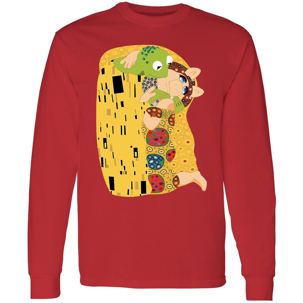 Long Sleeve T-Shirt - M9KEZ1ZS - Red - 14