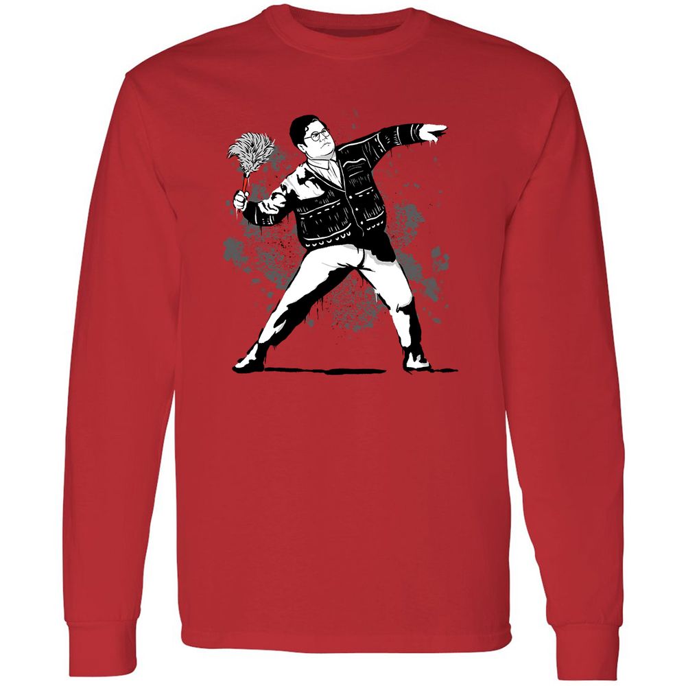 Long Sleeve T-Shirt - 7RWSM3B7 - Red - 14