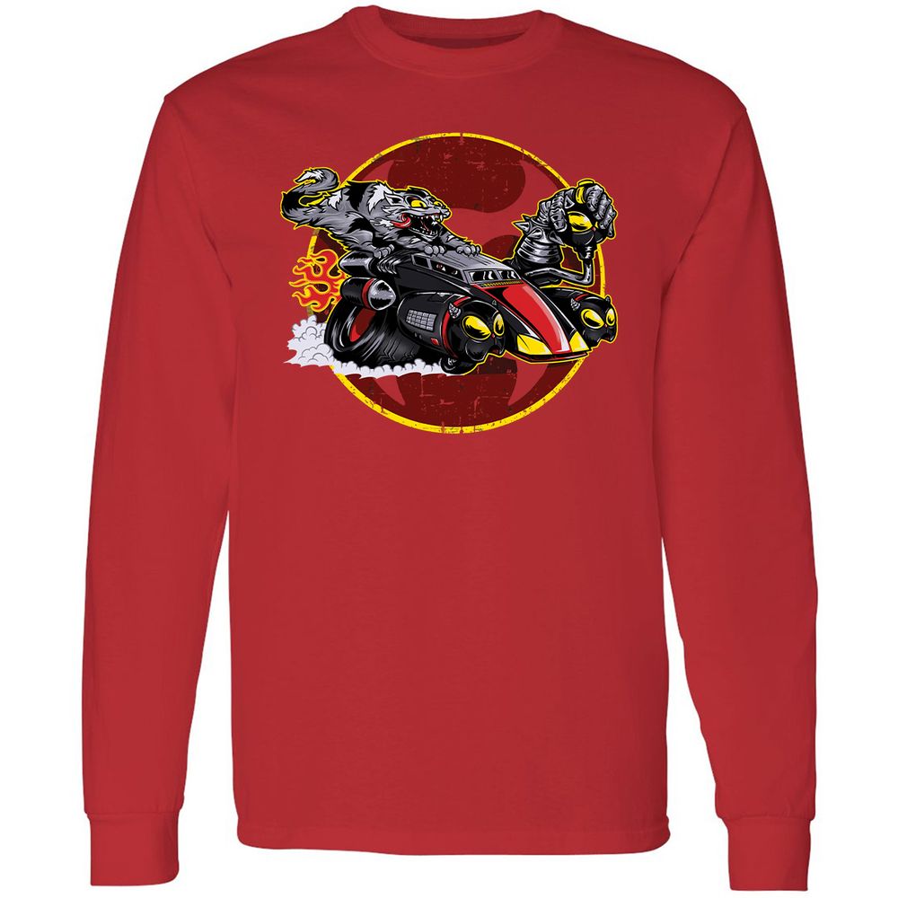 Long Sleeve T-Shirt - 56ETCBNB - Red - 14