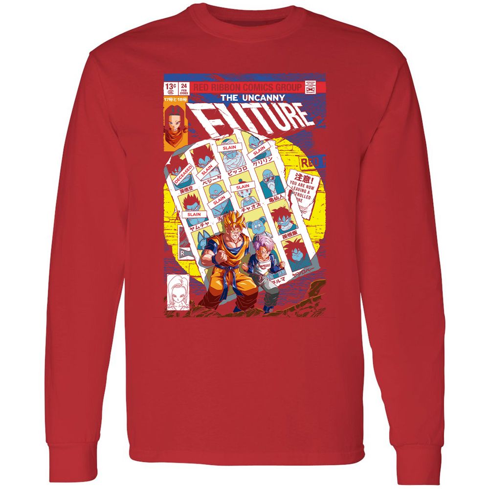 Long Sleeve T-Shirt - J5H899HU - Red - 14