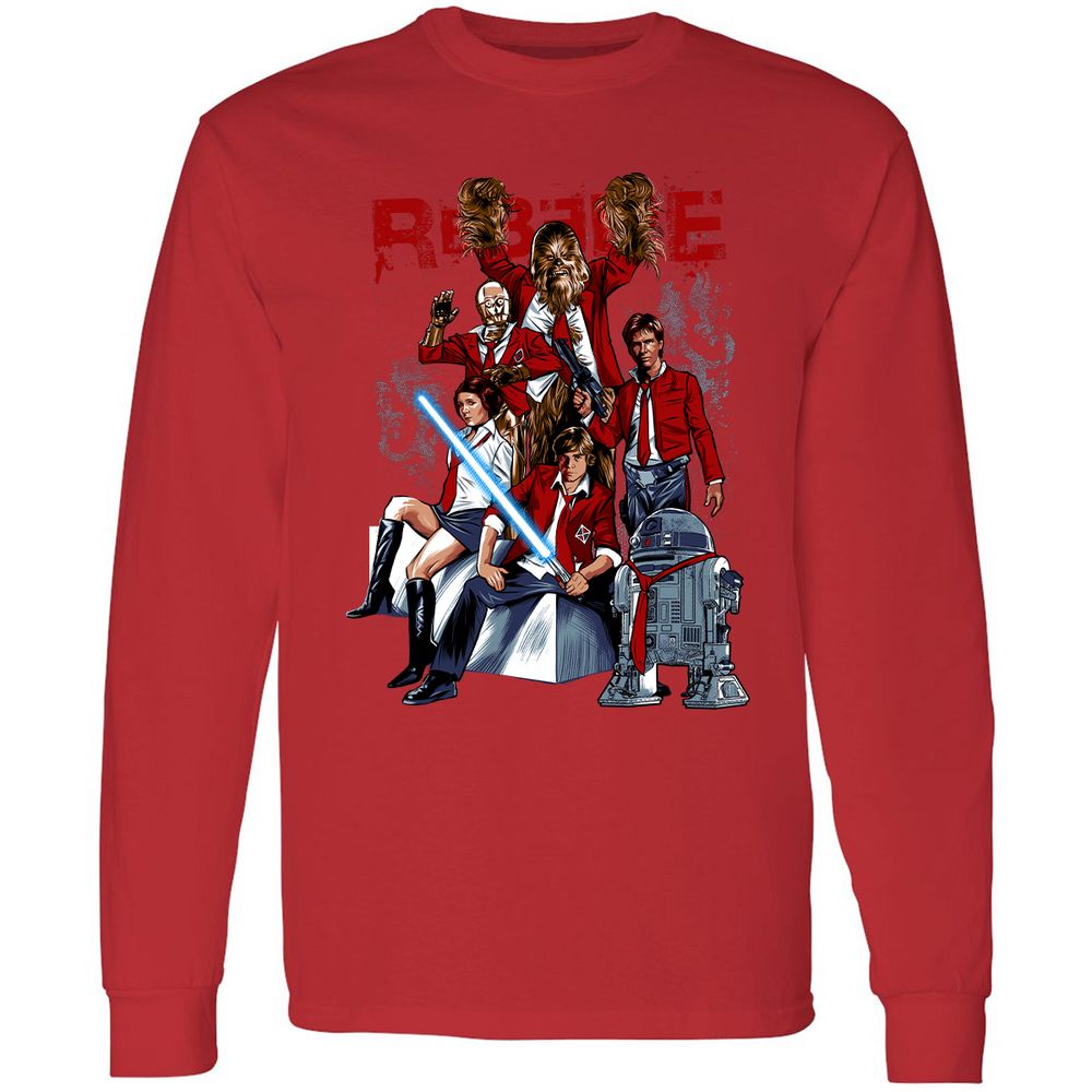 Long Sleeve T-Shirt - BGD3GXKL - Red - 14