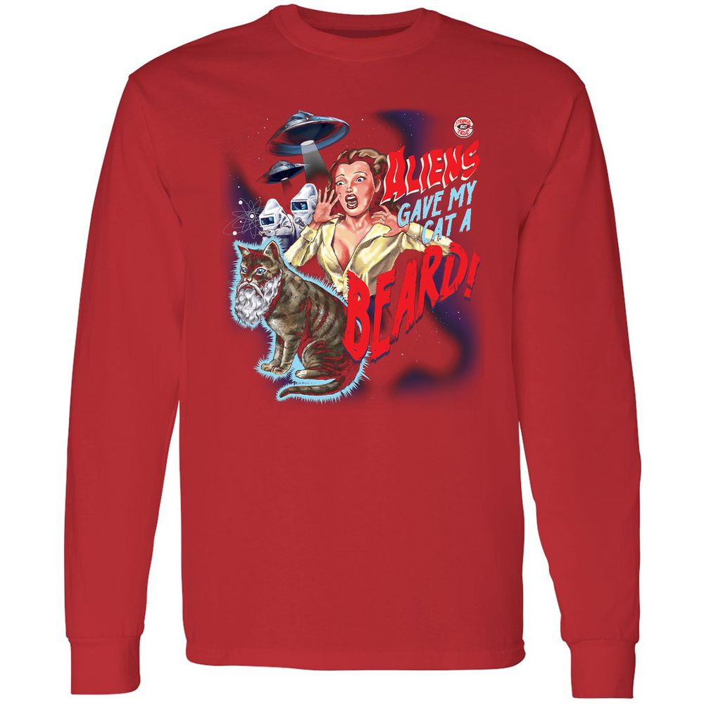 Long Sleeve T-Shirt - D9ZQR68Z - Red - 14