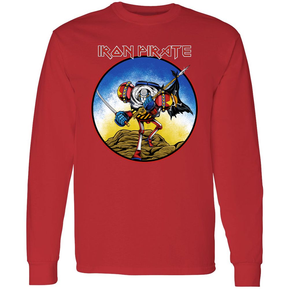 Long Sleeve T-Shirt - 116XZB5J - Red - 14
