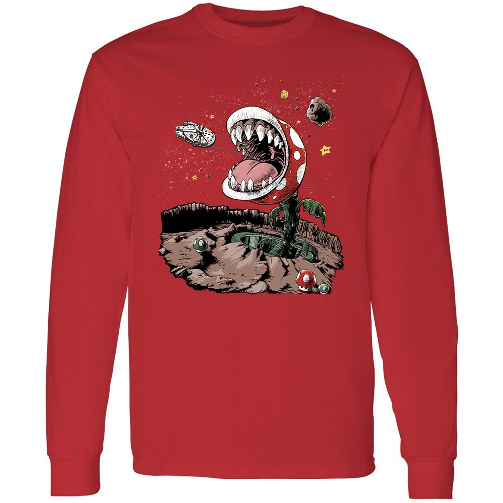 Long Sleeve T-Shirt - H5ALF679 - Red - 14