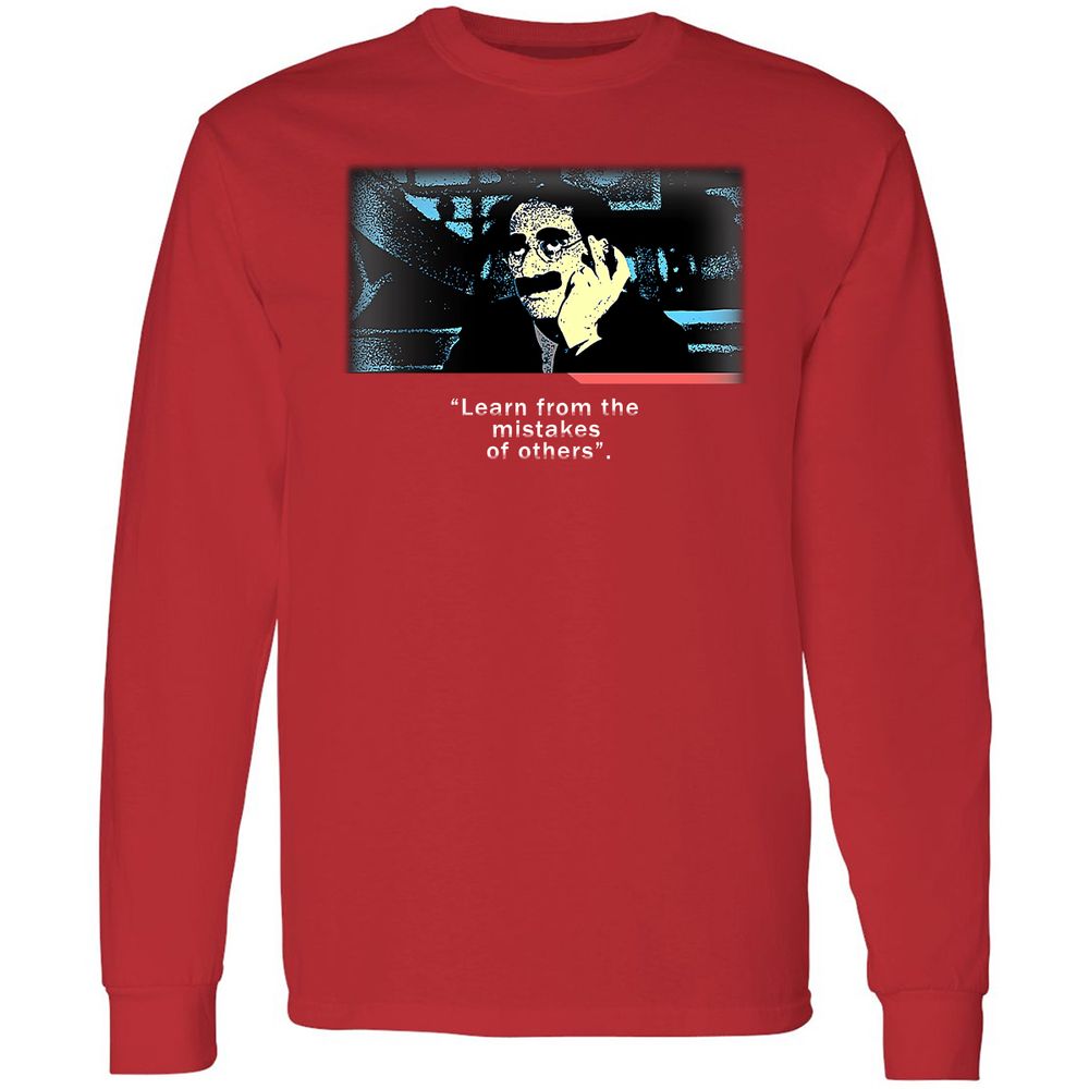 Long Sleeve T-Shirt - PLXDUB85 - Red - 14