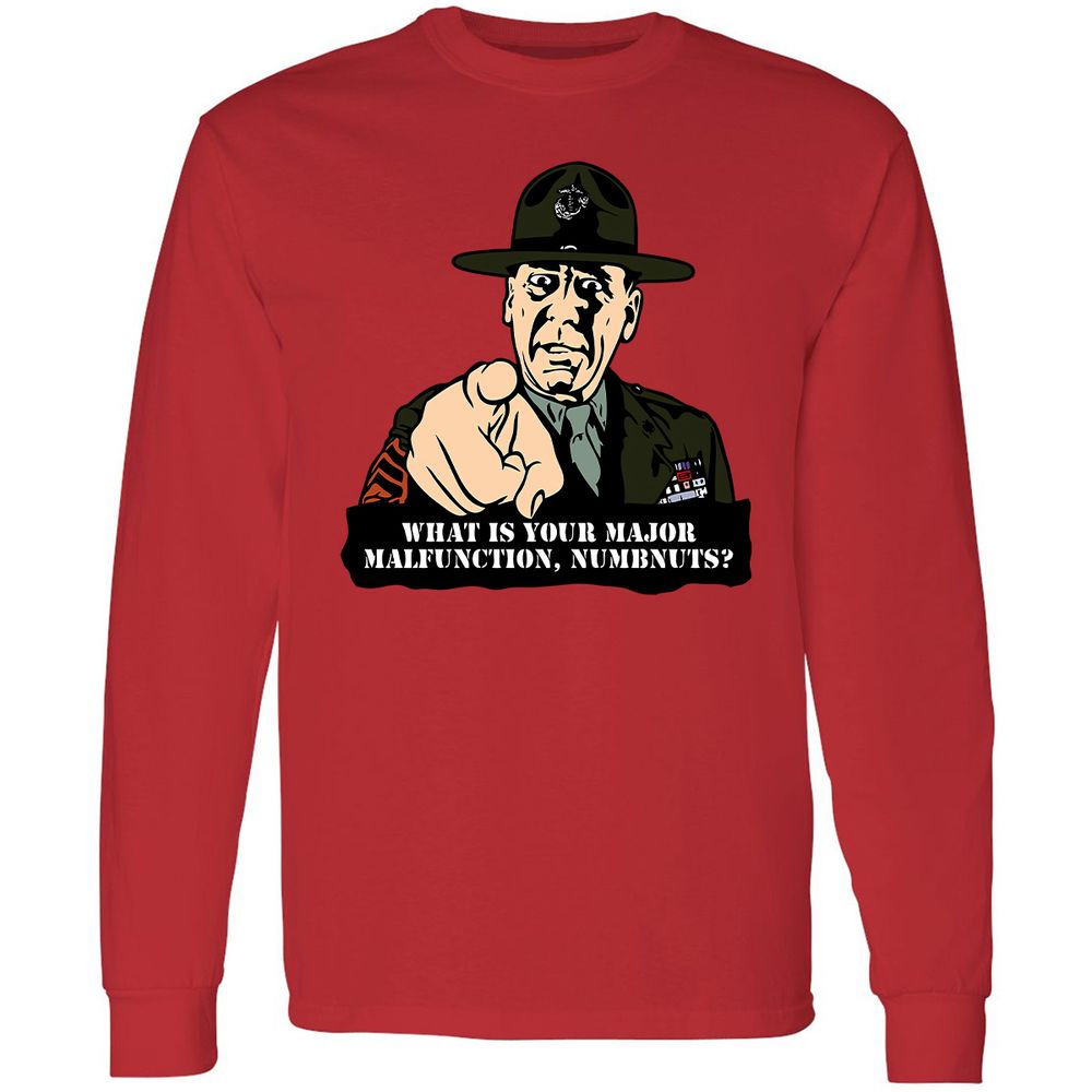 Long Sleeve T-Shirt - M9915R46 - Red - 14