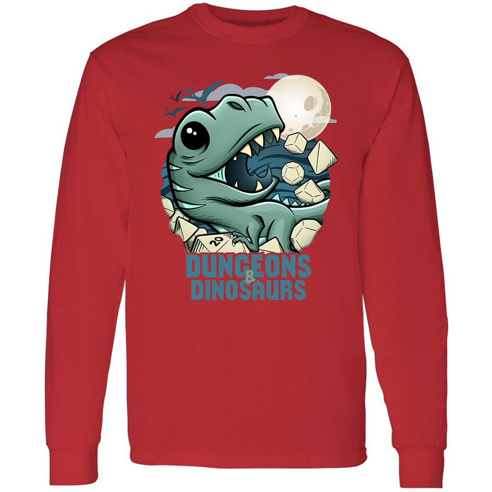 Long Sleeve T-Shirt - 1WASX6RH - Red - 14