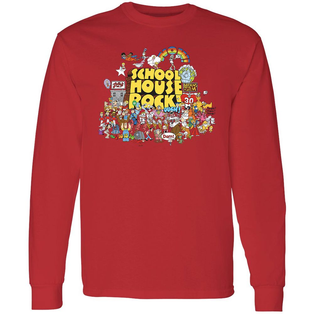 Long Sleeve T-Shirt - JFZTT3Y5 - Red - 14