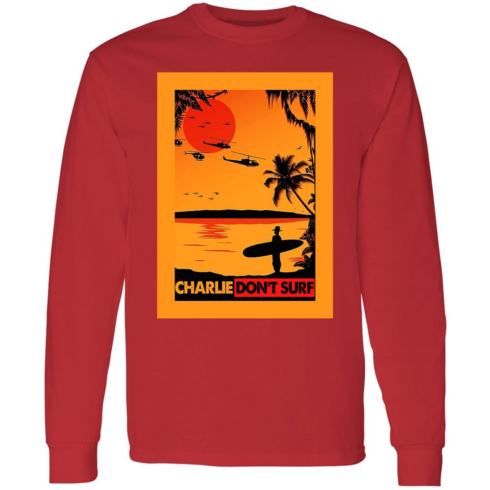 Long Sleeve T-Shirt - AXSNUAQL - Red - 14