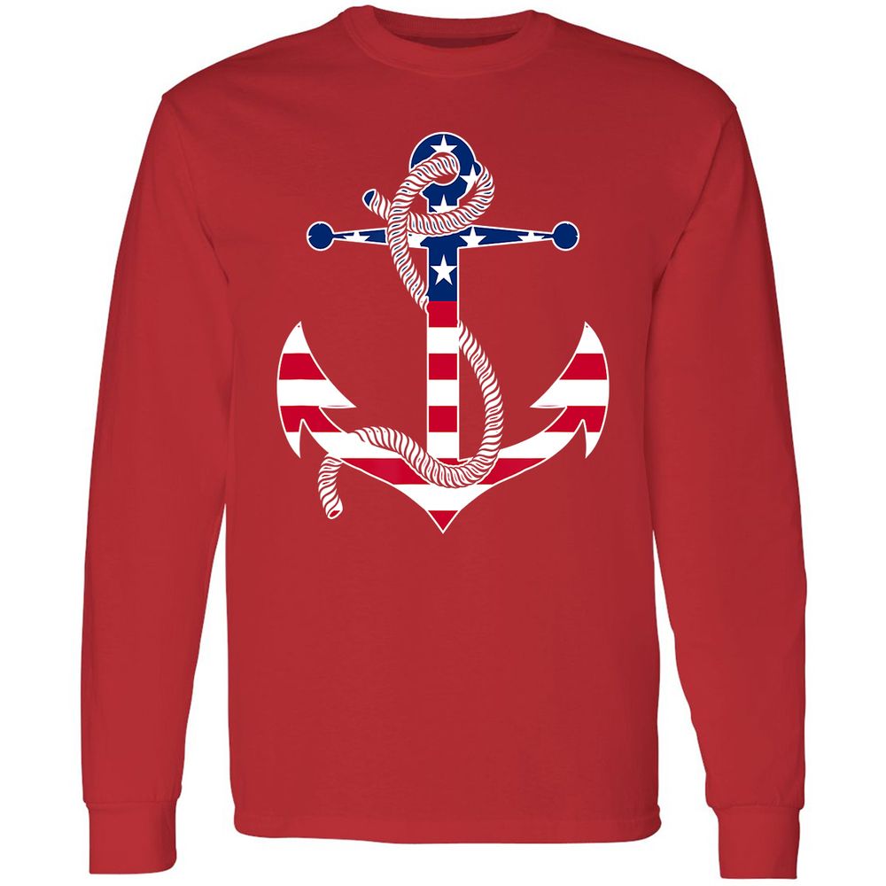 Long Sleeve T-Shirt - MRDD36MQ - Red - 14