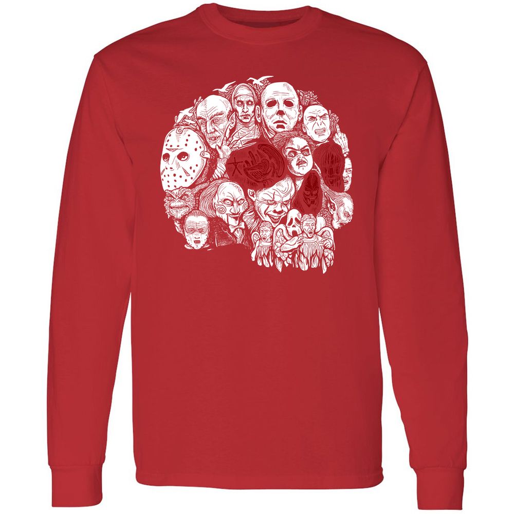 Long Sleeve T-Shirt - 4YSSDGL5 - Red - 14