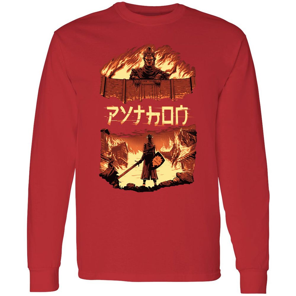 Long Sleeve T-Shirt - ZPXP1TNL - Red - 14