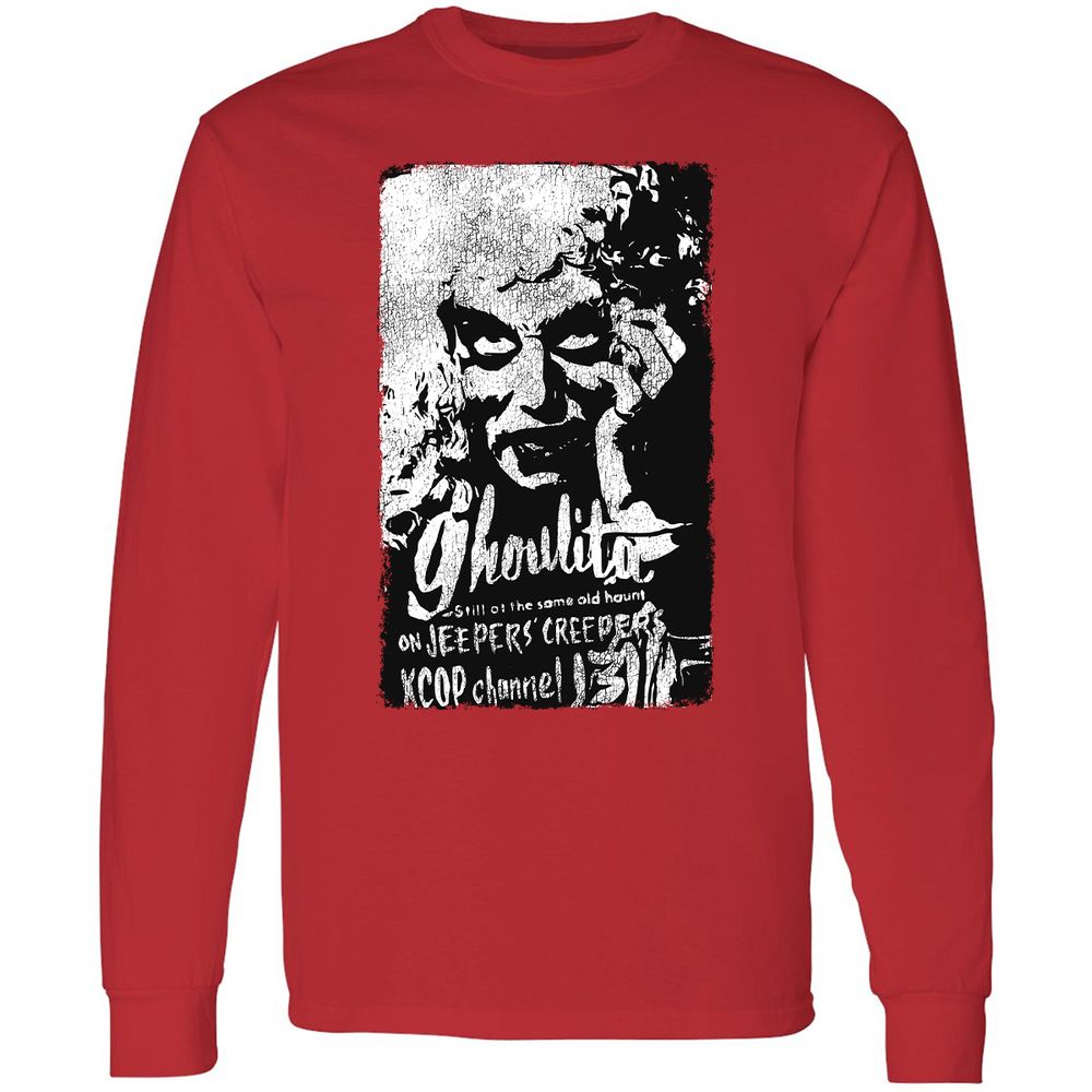 Long Sleeve T-Shirt - YVNUJGDR - Red - 14