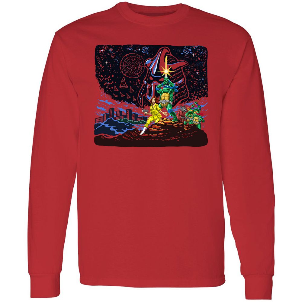 Long Sleeve T-Shirt - 5QSWVQ76 - Red - 14