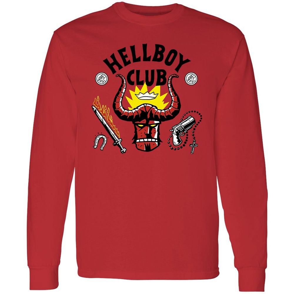 Long Sleeve T-Shirt - 4A4DVUDE - Red - 14
