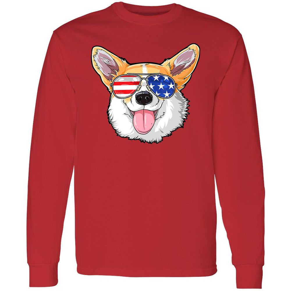 Long Sleeve T-Shirt - KGDN4CUG - Red - 14