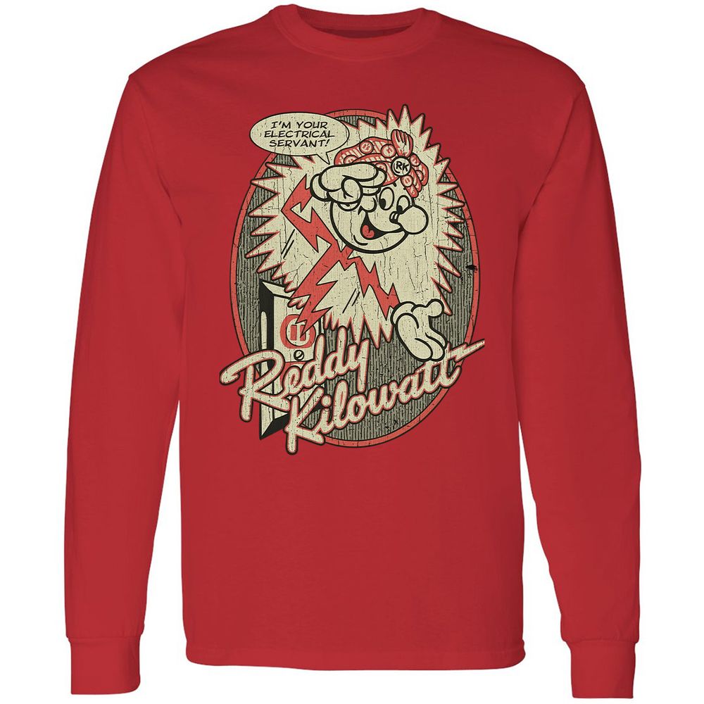 Long Sleeve T-Shirt - 3U45H9RP - Red - 14