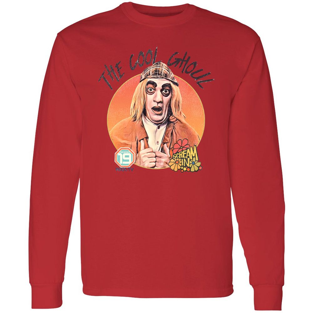 Long Sleeve T-Shirt - MHN8AZK7 - Red - 14