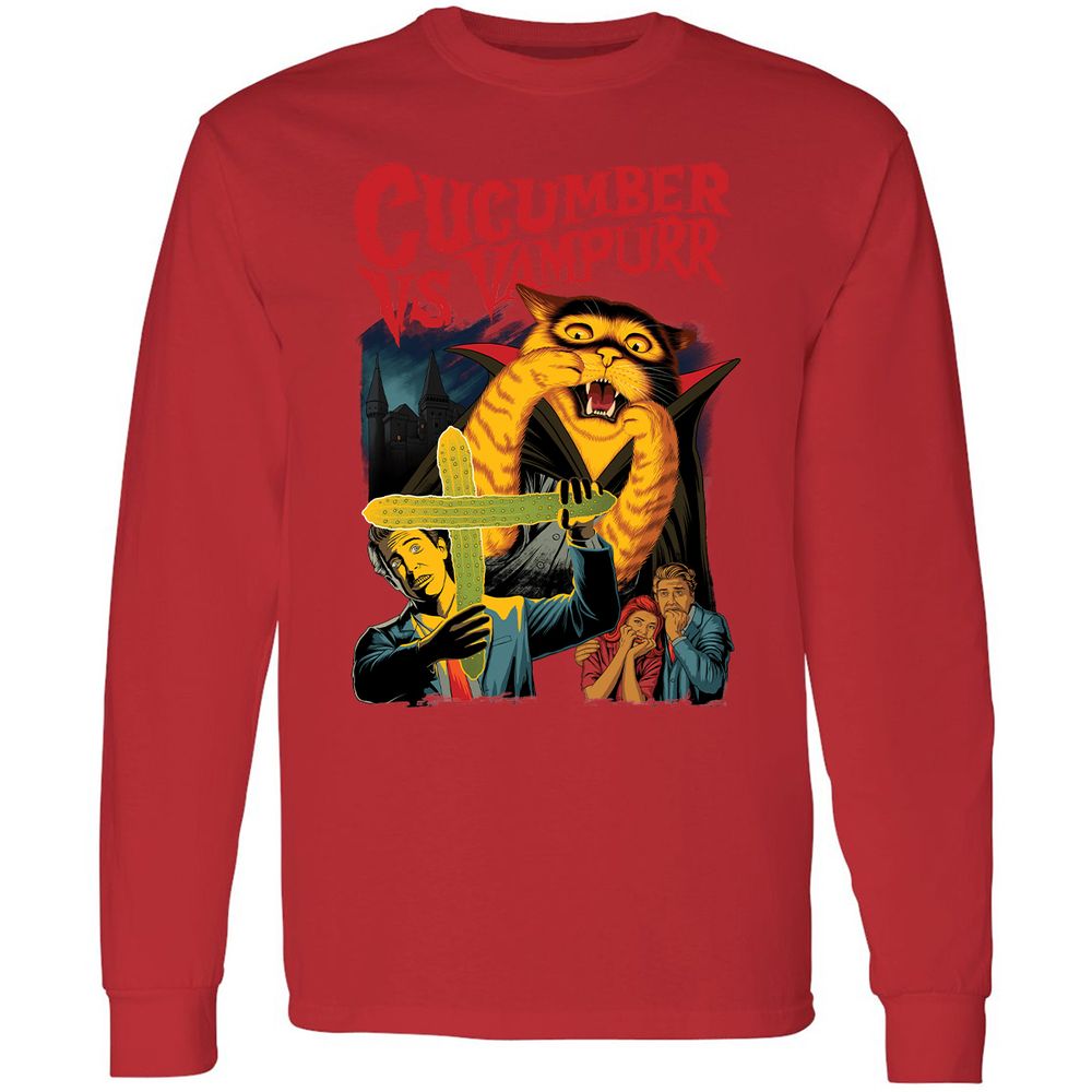 Long Sleeve T-Shirt - HULCBPVA - Red - 14