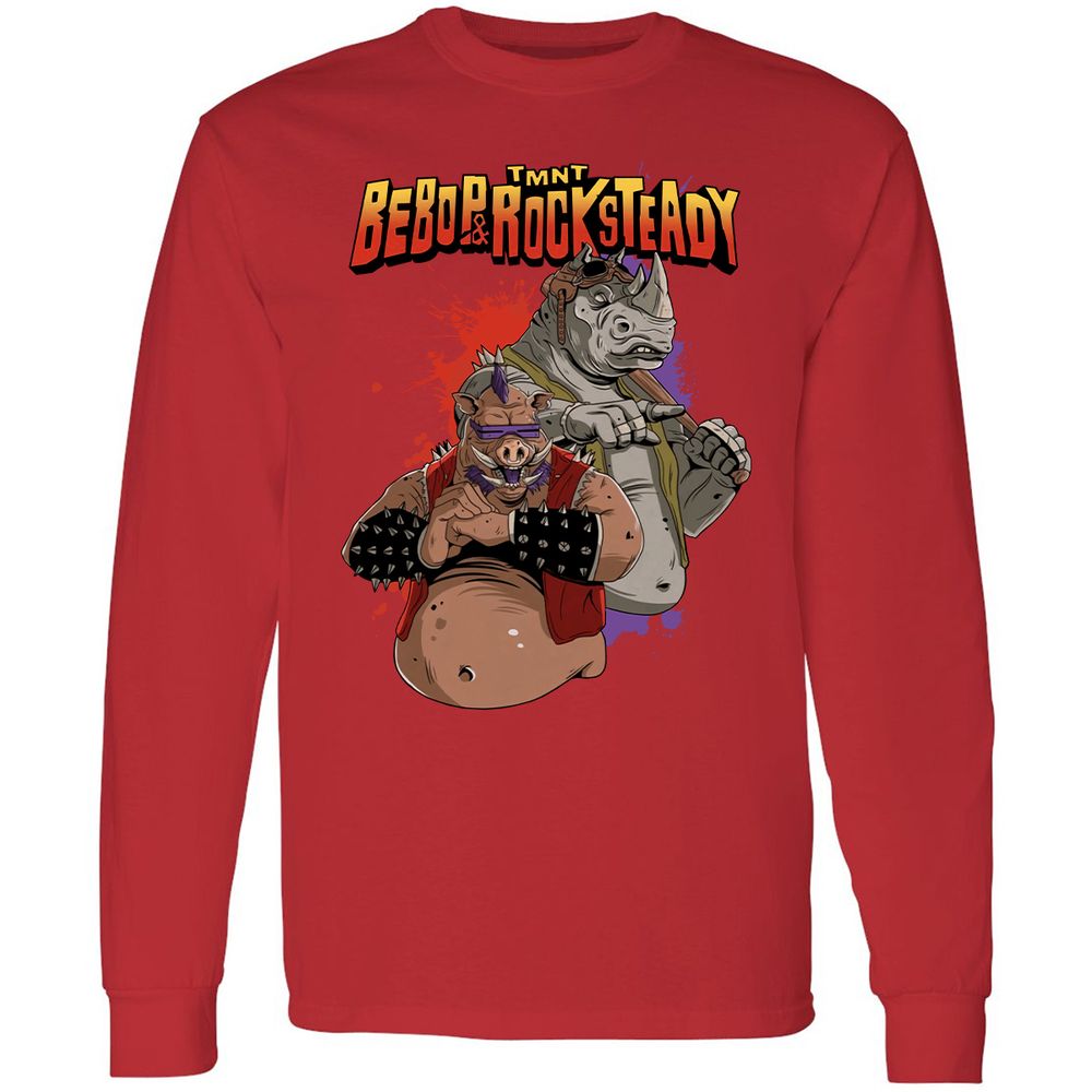 Long Sleeve T-Shirt - VQTGAFCY - Red - 14