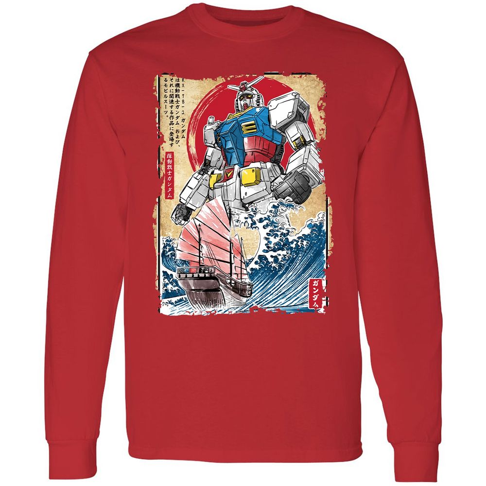 Long Sleeve T-Shirt - 8BKZGNU1 - Red - 14