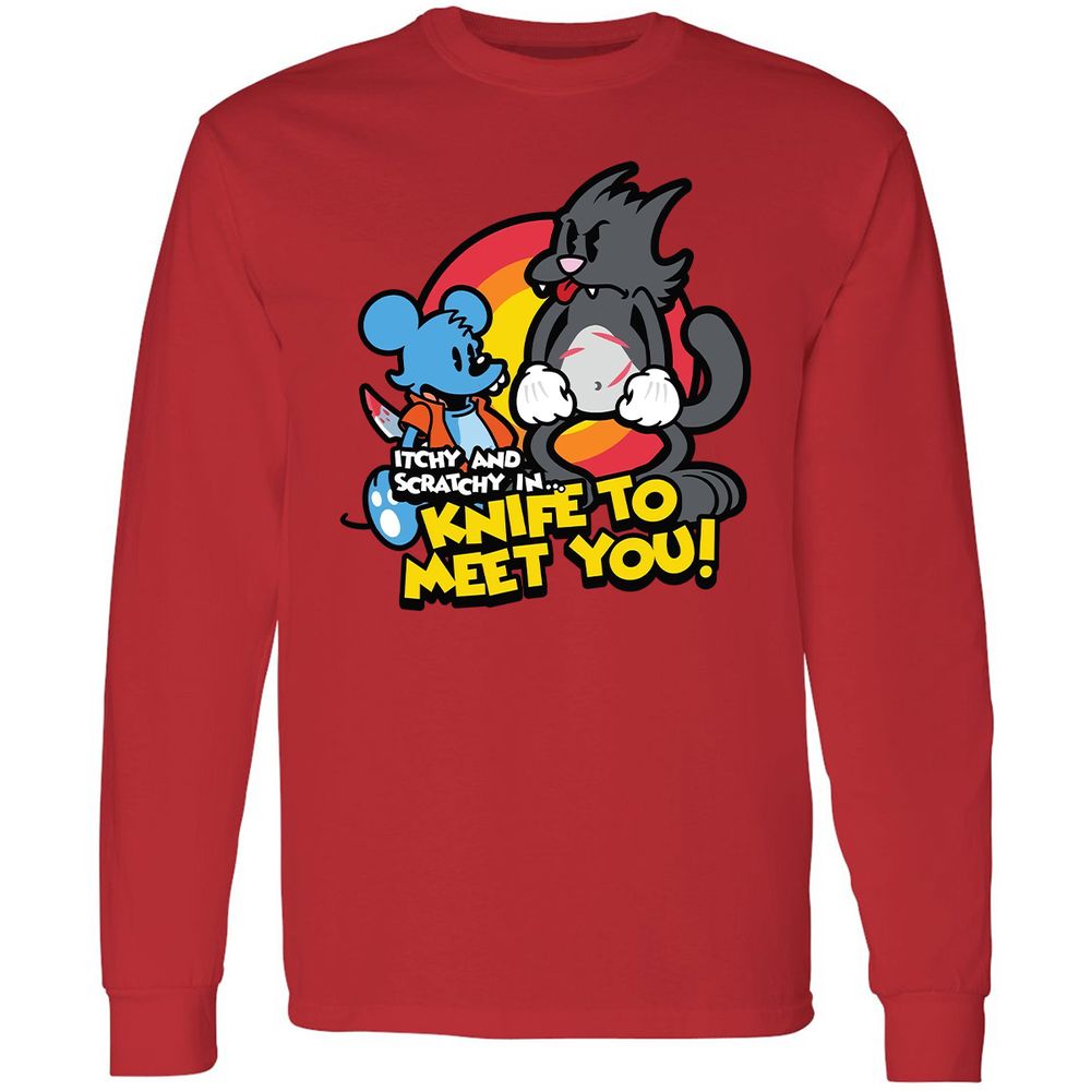 Long Sleeve T-Shirt - Y6GZ2438 - Red - 14
