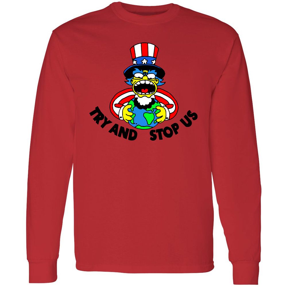 Long Sleeve T-Shirt - 6FXG2UZN - Red - 14
